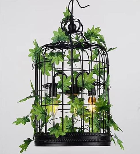 Thornwell Vintage Iron Cage Chandelier