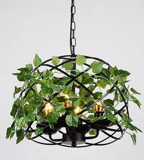 Thornwell Vintage Iron Cage Chandelier
