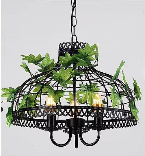 Thornwell Vintage Iron Cage Chandelier