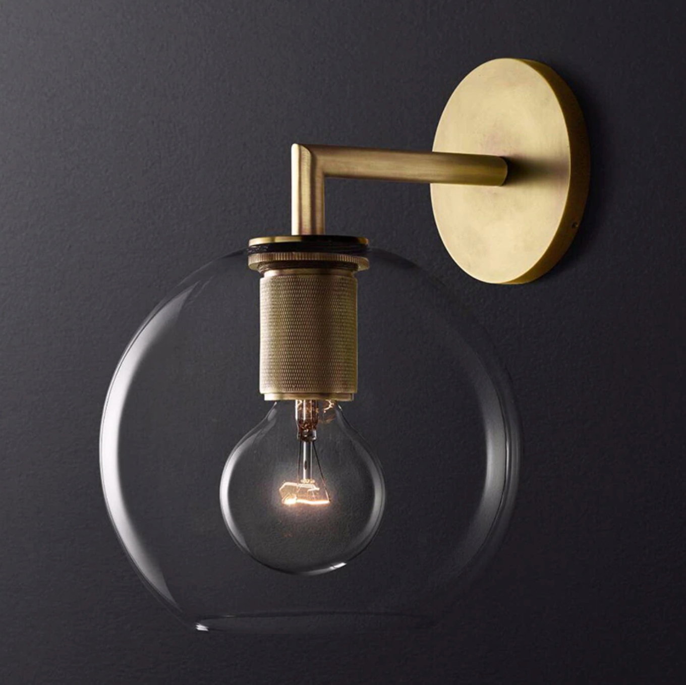 Marsten Retro Brass Wall Sconce