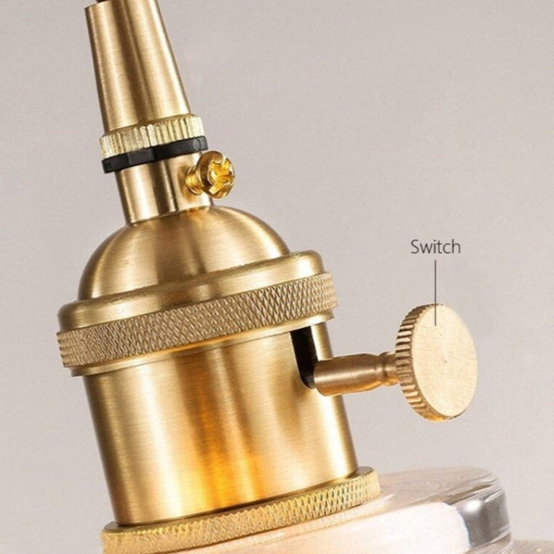 Antique Style Crystal and Glass Stone Pendant Chandelier