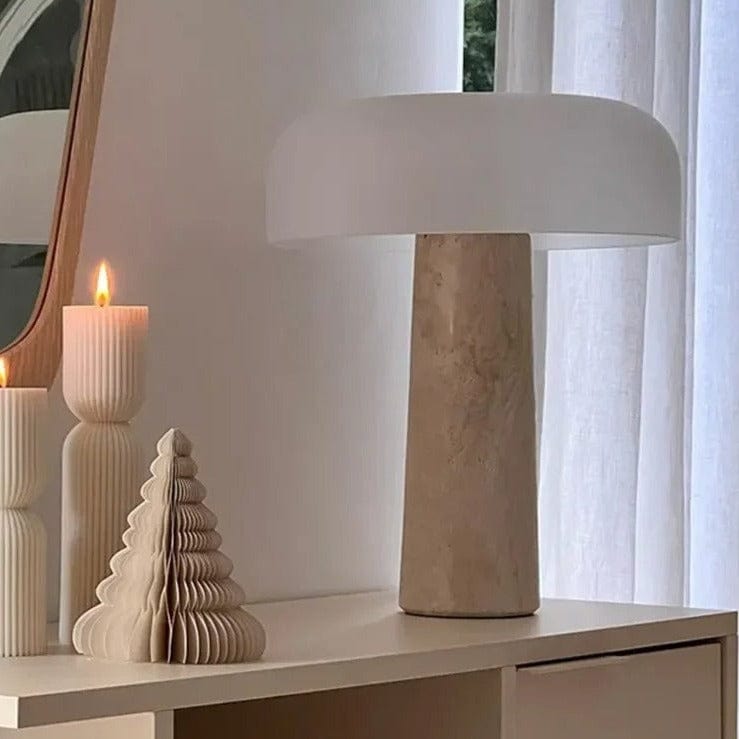 Avela Marble Stone Lamp