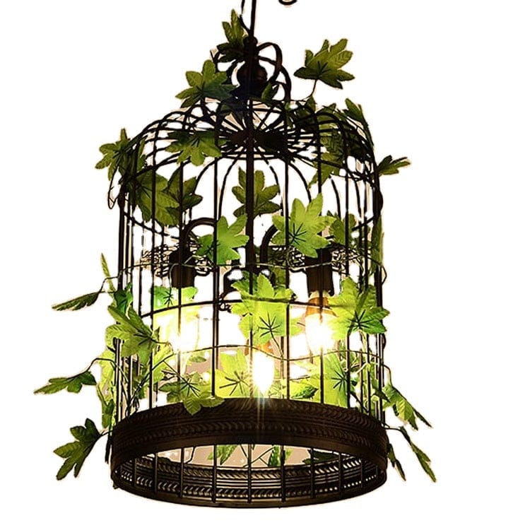 Thornwell Vintage Iron Cage Chandelier