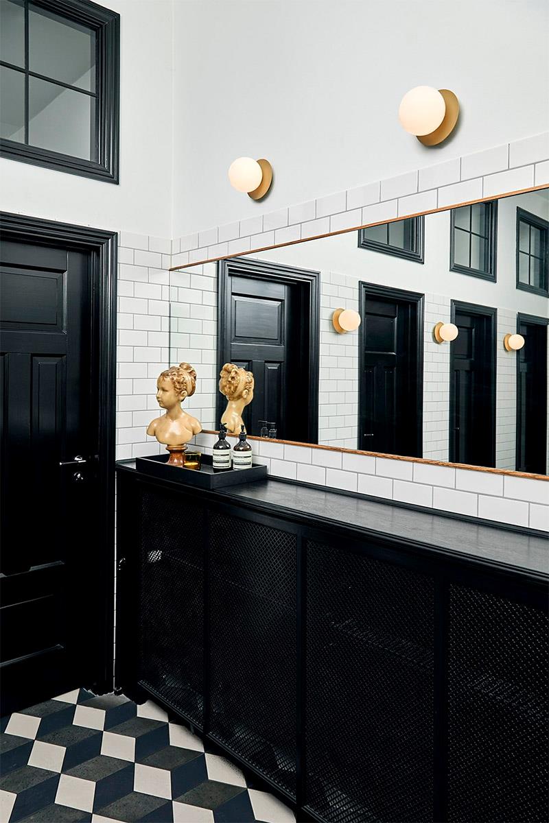 Globe Ceiling Light With Metal Plate