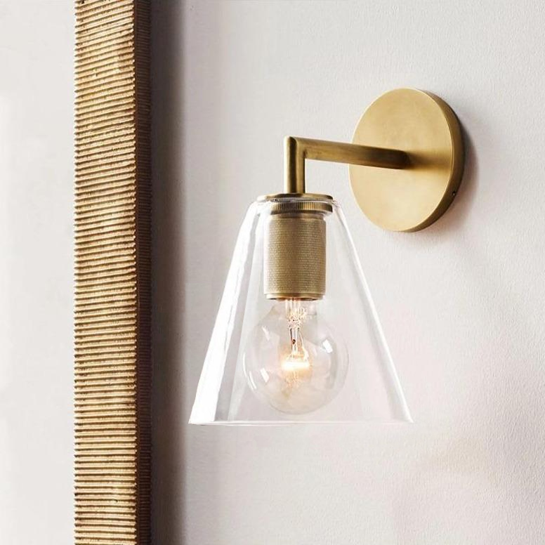 Marsten Retro Brass Wall Sconce