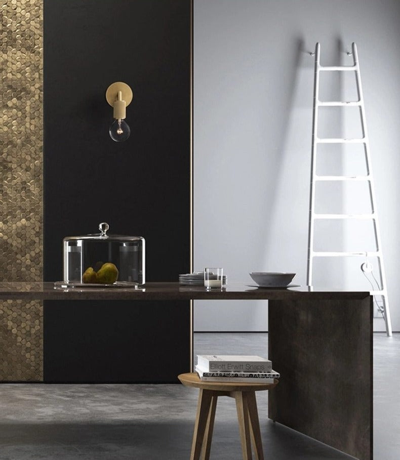 Marsten Retro Brass Wall Sconce