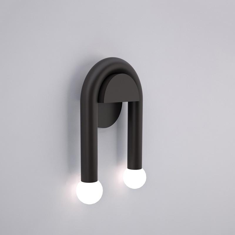 Arched Two-Light Metal Wall Sconce