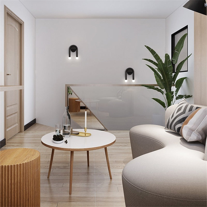 Arched Two-Light Metal Wall Sconce